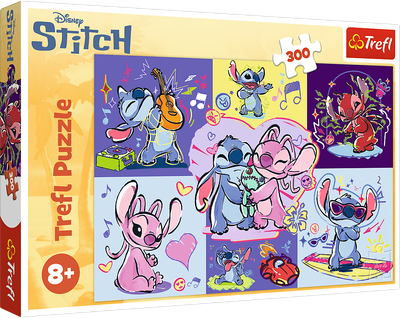 Puzzle Trefl Disney Lilo & Stitch Szalony Stitch 300 elementów 23033 (5900511230338)