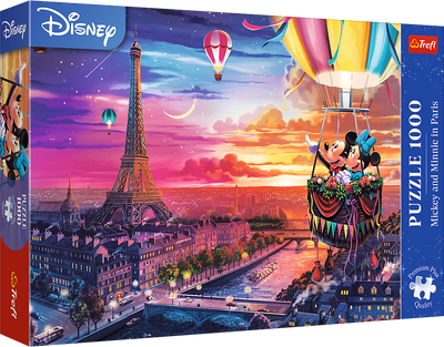 Puzzle Trefl Disney Miki i Minnie w Paryżu 1000 elementów 10917 (5900511109177)