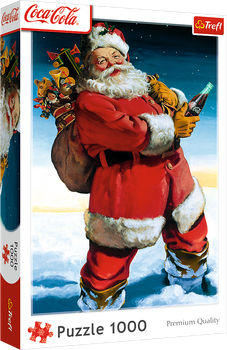 Пазл Trefl Санта Клаус у снігу 1000 деталей 10923 (5900511109238)