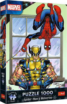 Пазл Trefl Marvel Heroes Людина-павук і Росомаха 1000 деталей 12088 (5900511120882)