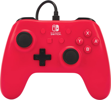 Kontroler PowerA Wired Controller for Nintendo Switch Raspberry Red (NSGP0142-01)
