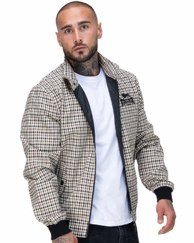 Бомбер чоловічий Lonsdale TREGONY 117788-4013 3XL Beige/Black (4255581581455)