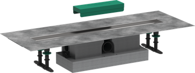 Монтажний комплект для душових трапів d50 uBox universal 700 мм (56023180)