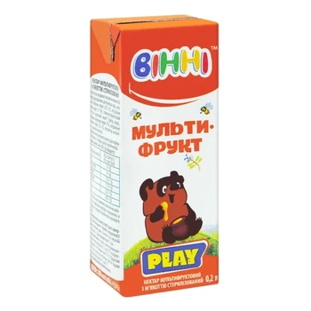 Нектар "Вінні" мультифруктовий з м'якоттю