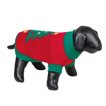 Рождественский свитер для собак Елочка XMAS Tree Christmas Dog Sweater Nobby Красный 20 см