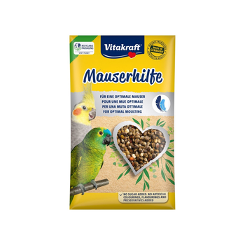 Вітамінізована добавка Vitakraft Mauserhilfe для великих та середніх папуг під час линьки у вигляді насіння 25 г