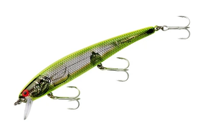 Воблер Bomber 15 Long A 115F 14г, цвет: Silver Flash Chartreuse Back and Belly (4123019006)