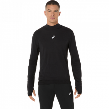 Лонгслив ASICS ROAD WINTER SEAMLESS LS TOP L черный c-2011D360-001