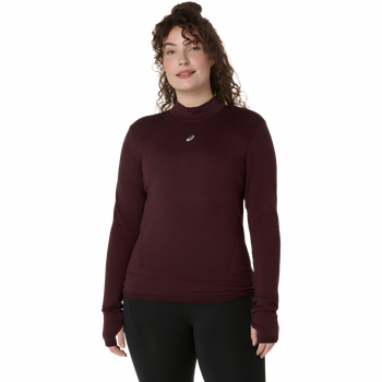 Лонгслив ASICS ROAD WINTER SEAMLESS LS TOP M бордовый c-2012D277-600