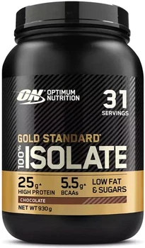 Białko Optimum Nutrition Gold Standard 100% Isolate 930 g Chocolate (5060469987538)