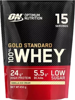 Białko Optimum Nutrition Gold Standard 100% Whey 450 g Vanilla Ice Cream (5060245603935)