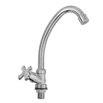 Кран для кухонної раковини Wezer JIK14-102, високий, хром