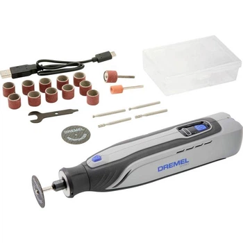 Аккумуляторный многофункциональный инструмент Dremel 8150-20, 20 аксессуаров, пенал (F0138150JA)