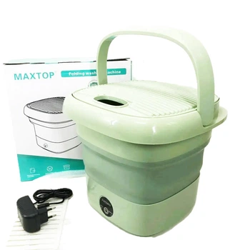 Портативная складная стиральная машина Maxtop Xiaomini MP-2690 1kg 220V Green (3_07517)