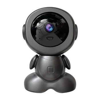 IP камера (Видеоняня) RIAS Q01-L (v380Pro APP) Wi-Fi 8MP с удаленным доступом Grey (3_07592)