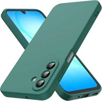 Чехол Fiji Full Soft Premium для Samsung Galaxy A17 (A175 / A176) противоударный бампер с микрофиброй Dark Green