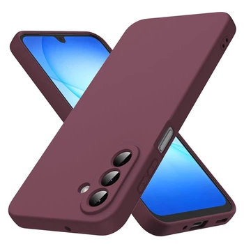 Чехол Fiji Full Soft Premium для Samsung Galaxy A17 (A175 / A176) противоударный бампер с микрофиброй Bordo