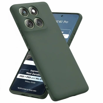 Чохол Fiji Full Soft Premium для Motorola Edge 60 Pro протиударний бампер з мікрофіброю Dark Green
