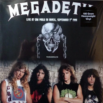 Megadeth - Live At San Paolo Do Brasil, September 2Nd 1995 2017 (Dor2126H, White) Dol/EU Mint Виниловая пластинка (art.244890)