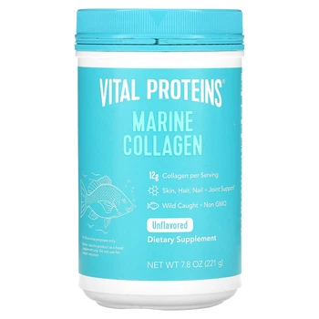 Морской коллаген, Marine Collagen, Vital Proteins, без ароматизаторов, порошок, 221 г