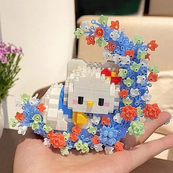 Конструктор блочный санрио на луне Хелоу Китти Hello Kitty 572 детали