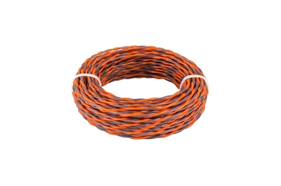 Леска для триммера бесшумная MASTERTOOL SPIRAL 2.70 мм 15 м двухцветная 19-1627