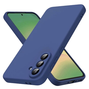 Чохол Fiji Full Soft Premium для Samsung Galaxy A56 5G (A566) протиударний бампер з мікрофіброю Dark Blue