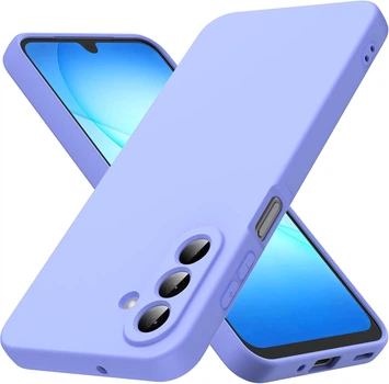Чехол Fiji Full Soft Premium для Samsung Galaxy A26 5G (A266) противоударный бампер с микрофиброй Violet