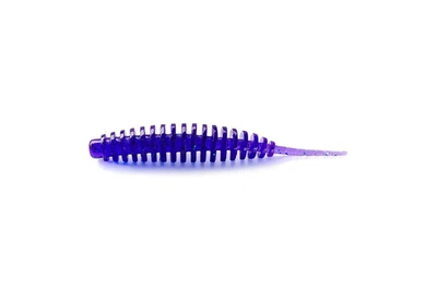 Силікон FishUP Tanta 2.5"/ 8шт, колір: 060 Dark Violet/Peacock & Silver (4307503060)