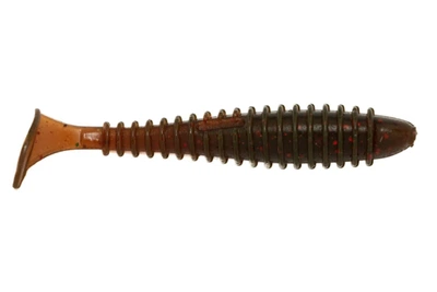 Силикон Angry Baits Shiner 3" (6шт/уп), цвет: 08 Motor Oil UV (4332005007)