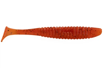 Силикон Angry Baits Shiner 4" (4шт/уп), цвет: 18 HOT Carrot UV (4332006009)