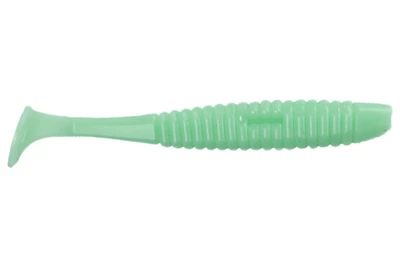 Силикон Angry Baits Shiner 3" (6шт/уп), цвет: 09 Green Milk UV (4332005008)