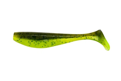 Силикон FishUP Wizzle Shad 3" (8шт/уп), цвет: 204 - Green Pumpkin/Chartreuse (4307524204)