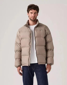Мужской пуховик Levi's Piedmont Short Puffer Jacket A8568-0009 (S) Beige бежевый (11810033)