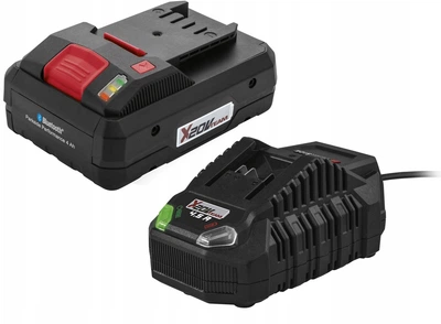 Аккумулятор PARKSIDE 20V 4Ah Smart + быстрое зарядное устройство 4.5A 120W
