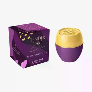Бальзам бочонок для губ смягчающее средство из сахарной сливы Tender Care Protecting Balm Oriflame, 10.5 мл