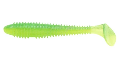 Силикон Keitech Swing Impact FAT 3.8" 1шт. 424 Lime/Chartreuse