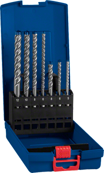 Набір бурів Bosch EXPERT SDS plus-7X, 5/6/6/8/8/10/12 мм, 7 шт. (2608900195)