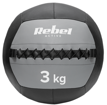 Piłka lekarska do ćwiczeń Rebel Active RBA-3107-3 3 kg (5901890099370)