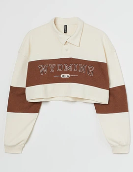 Світшот H&M Ж1120865 (1002589004) колір бежевий (Ж1120865 - 219278)