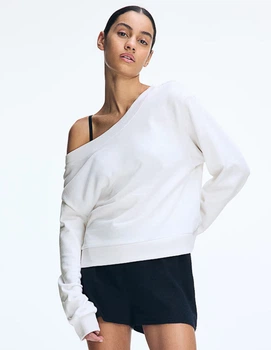 Світшот H&M Ж1120831 (12347561) колір білий (Ж1120831 - 219142)