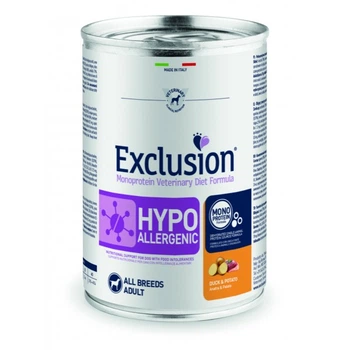 Консерва Exclusion Hypoallergenic з качкою для собак з харчовою алергією 400 г