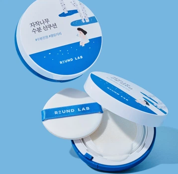 Сонцезахисний кушон із березовим соком ROUND LAB Birch Juice Moisturizing Sun Cushion 15 g