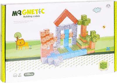 Klocki magnetyczne ModernHome by Multistore 119 elementów HC737468 (5905817008407)