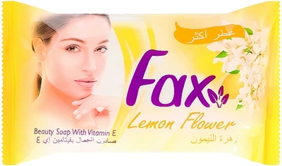 Туалетное мыло "Цветы лимона" - Fax Happy Home Lemon Flower Beauty Soap With Vitamin E 100g (1309405-1839014625-2)