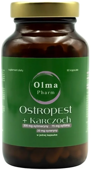 Харчова добавка Olma Pharm Розторопша + Артишок 90 капсул (5904474880739)