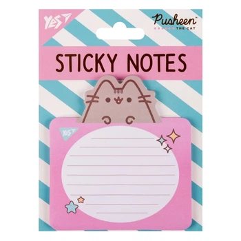 Блок з липким шаром фігурний 40арк Pusheen YES (170399)
