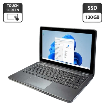 Ноутбук-трансформер Dell Latitude 3120 2-in-1 / 11.6" (1366x768) IPS Touch / Intel Pentium Silver N6000 (4 ядра по 1.1 - 3.3 GHz) / 4 GB DDR4 / 120 GB SSD / Intel UHD Graphics / WebCam / Windows 11 б/у