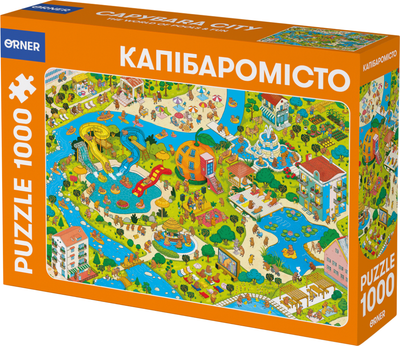 Пазлы Orner Капибароград 1000 элементов (orner-3480)
