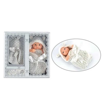 Кукла 216-1 длина 21 см одеяло-конверт пеленка (512065-06)